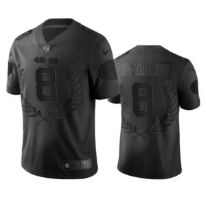 San Francisco 49ers #8 Steve Young Men’s Nike Black NFL MVP Limited Edition Jersey
