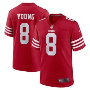 San Francisco 49ers #8 Steve Young Nike Men’s 2022 Player Game Jersey – Scarlet