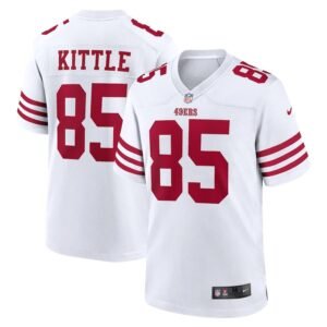 San Francisco 49ers #85 George Kittle Nike Men’s 2022 Player Game Jersey – White