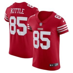 San Francisco 49ers #85 George Kittle Scarlet Nike Men’s 2022-23 Authentic Stitched NFL Vapor Untouchable Elite Jersey