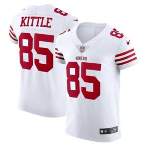 San Francisco 49ers #85 George Kittle White Nike Men’s 2022-23 Authentic Stitched NFL Vapor Untouchable Elite Jersey