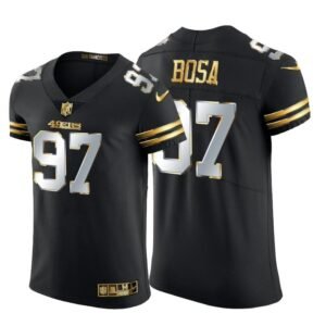 San Francisco 49ers #97 Nick Bosa Men’s Nike Black Edition Vapor Untouchable Elite NFL Jersey