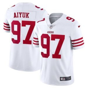 San Francisco 49ers #97 Nick Bosa White Nike Men’s 2022-23 Authentic Stitched NFL Vapor Untouchable Elite Jersey