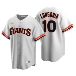 San Francisco Giants Evan Longoria White Cooperstown Collection Home Jersey