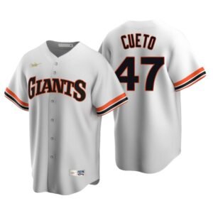San Francisco Giants Johnny Cueto White Cooperstown Collection Home Jersey