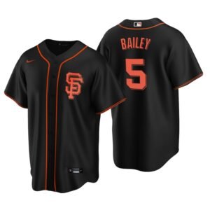 San Francisco Giants Patrick Bailey Black 2020 MLB Draft Alternate Replica Jersey