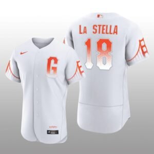 San Francisco Giants Tommy La Stella City Connect Authentic White Jersey