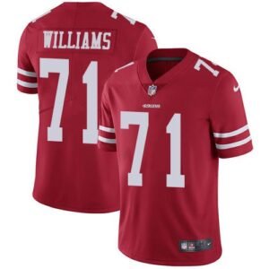 San Francisco San Francisco 49ers #71 Trent Williams Red Team Color Men’s Stitched NFL Vapor Untouchable Limited Jersey Men’s