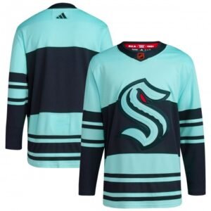 Seattle Kraken adidas Reverse Retro 2.0 Authentic Blank Jersey – Teal