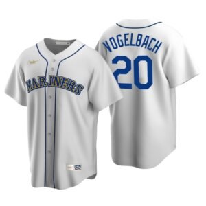Seattle Mariners Daniel Vogelbach White Cooperstown Collection Home Jersey