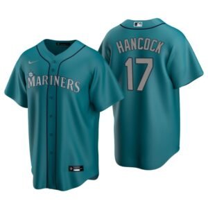 Seattle Mariners Emerson Hancock Aqua 2020 MLB Draft Alternate Team Replica Jersey