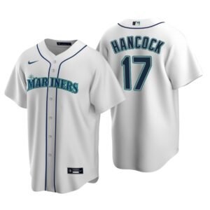 Seattle Mariners Emerson Hancock White 2020 MLB Draft Home Replica Jersey