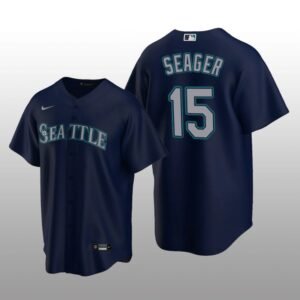 Seattle Mariners Kyle Seager Navy Alternate 2020 Replica Player Jersey