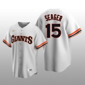 Seattle Mariners Kyle Seager White Home Cooperstown Collection Player Jersey