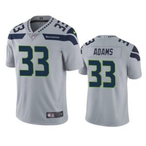 Seattle Seahawks #33 Jamal Adams Alternate Nike Grey Vapor Untouchable Limited Stitched NFL Jersey