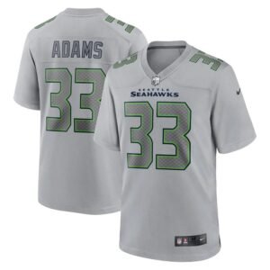 Seattle Seahawks #33 Jamal Adams Nike Gray Atmosphere Fashion Game Jersey