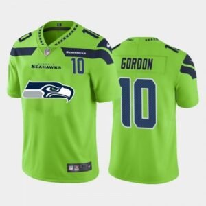 Seattle Seattle Seahawks #10 Josh Gordon Green Nike Big Team Logo Player Vapor Limited NFL Jersey