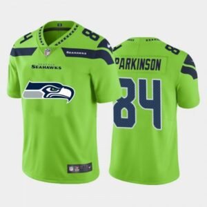 Seattle Seattle Seahawks #84 Colby Parkinson Green Nike Big Team Logo Vapor Limited NFL Jersey
