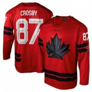 Sidney Crosby Hockey Bauer Canada 2026 Olympics Replica Jersey – Red