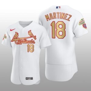 St. Louis Cardinals Carlos Martinez World Series Champions Nike White Jersey