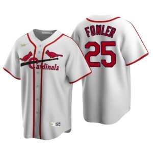 St. Louis Cardinals Dexter Fowler White Cooperstown Collection Home Jersey