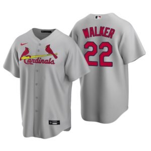 St. Louis Cardinals Jordan Walker Gray 2020 MLB Draft Road Replica Jersey