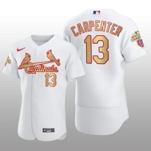 St. Louis Cardinals Matt Carpenter World Series Champions Nike White Jersey
