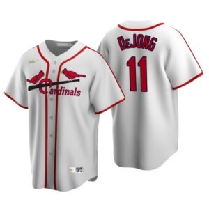 St. Louis Cardinals Paul DeJong White Cooperstown Collection Home Jersey