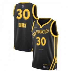 Stephen Curry Golden State Warriors Nike Unisex Swingman Jersey – Black – Hardwood Classics