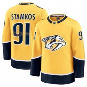 Steven Stamkos Nashville Predators Home Premium Jersey – Yellow
