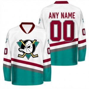 Tammy Reed Men’s Anaheim Ducks 1996/97 Retro White Custom Jersey