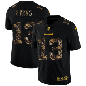 Tampa Bay Buccaneers #13 Mike Evans Black Nike Flocked Lightning Vapor Limited NFL Jersey