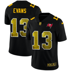 Tampa Bay Buccaneers #13 Mike Evans Black Nike Golden Sequin Vapor Limited NFL Jersey