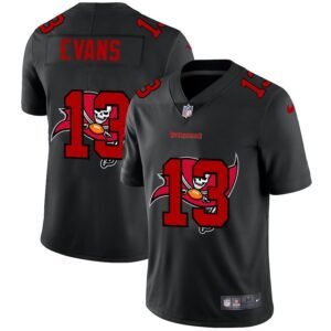 Tampa Bay Buccaneers #13 Mike Evans Nike Team Logo Dual Overlap Limited NFL Jersey Black