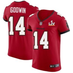 Tampa Bay Buccaneers #14 Chris Godwin Super Bowl LV Bound Nike Red Vapor Elite Jersey