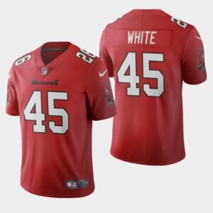 Tampa Bay Buccaneers #45 Devin White Red Nike 2020 Vapor Limited NFL Jersey
