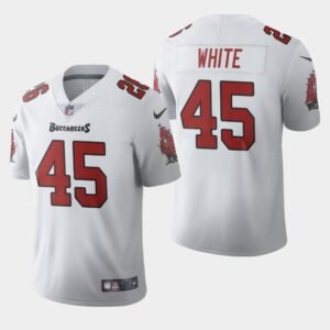 Tampa Bay Buccaneers #45 Devin White White Nike 2020 Vapor Limited NFL Jersey