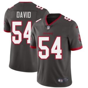 Tampa Bay Buccaneers #54 Lavonte David Nike Pewter Alternate Vapor Limited Jersey