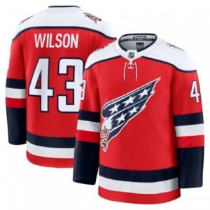 Tom Wilson Washington Capitals Alternate Premium Player Jersey – Red