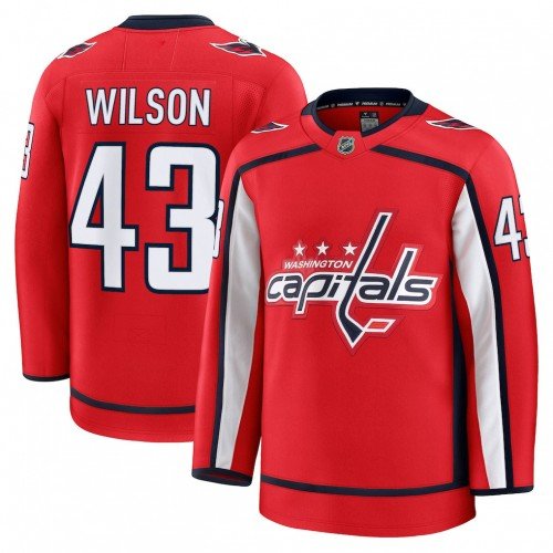 Tom Wilson Washington Capitals Home Premium Player Jersey – Red