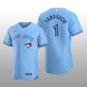 Toronto Blue Jays Shun Yamaguchi Blue Alternate 2020 Alternate Jersey