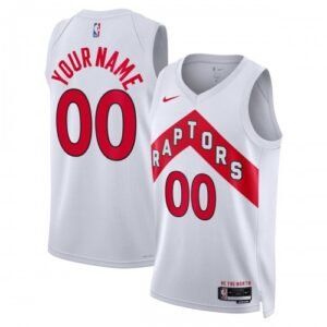 Toronto Raptors Nike Unisex Swingman Custom Jersey White – Association Edition
