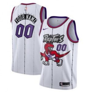 Toronto Raptors Nike Youth Swingman Custom Jersey White – Classic Edition