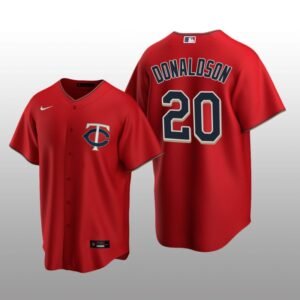 Twins Josh Donaldson Men’s Jersey Red Alternate Nike Replica
