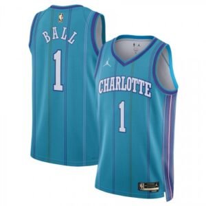 Unisex Jordan Brand LaMelo Ball Teal Charlotte Hornets Swingman Replica Jersey – Classic Edition