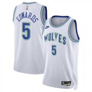 Unisex Nike Anthony Edwards White Minnesota Timberwolves Swingman Jersey – Classic Edition