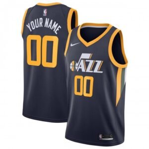 Utah Jazz Nike Swingman Custom Jersey Navy