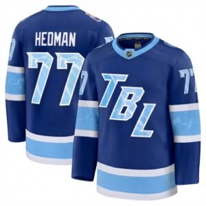Victor Hedman Men’s Tampa Bay Lightning Blue 2026 NHL Stadium Series Premium Jersey