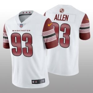 Washington Commanders #93 Jonathan Allen Nike Jersey – White