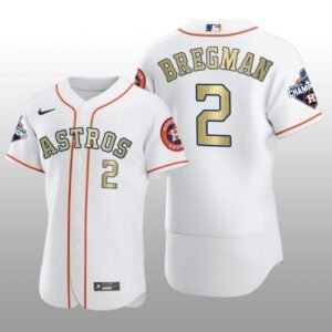 White  2017 World Series Champions Alex Bregman Houston Astros Jersey